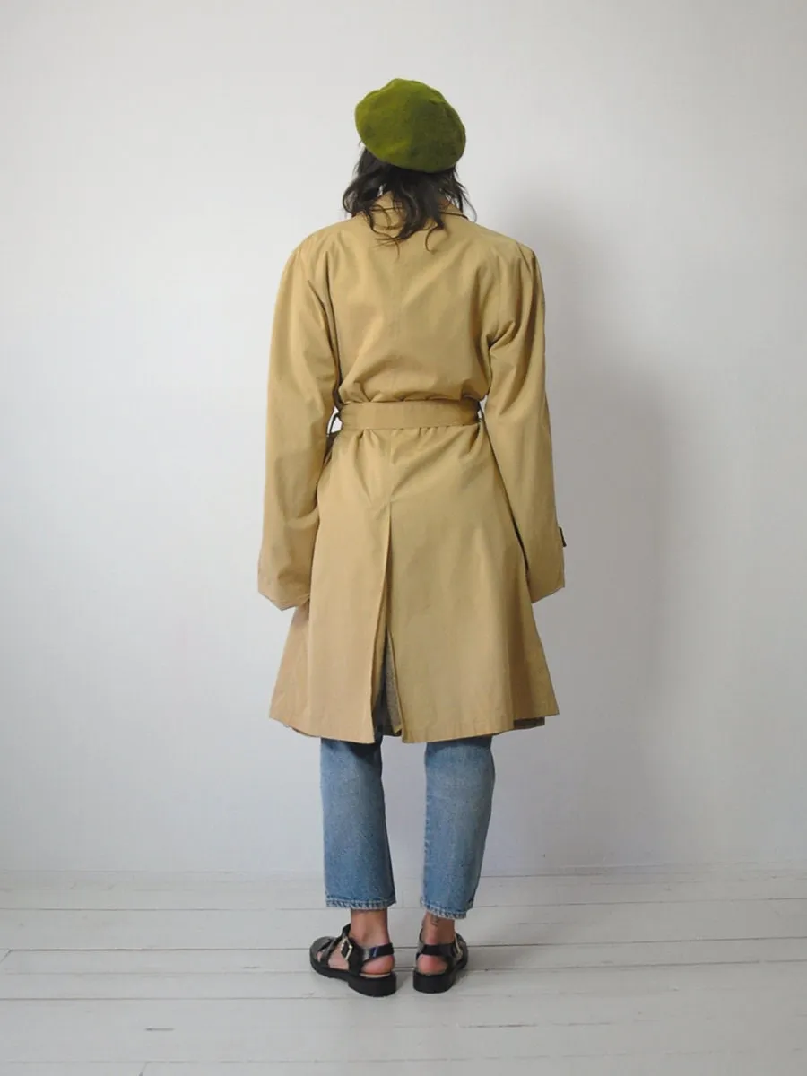 1970's Christian Dior Menswear Trench Coat