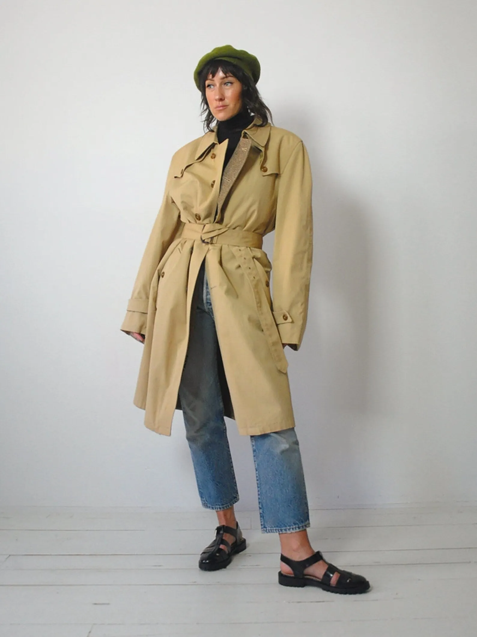 1970's Christian Dior Menswear Trench Coat