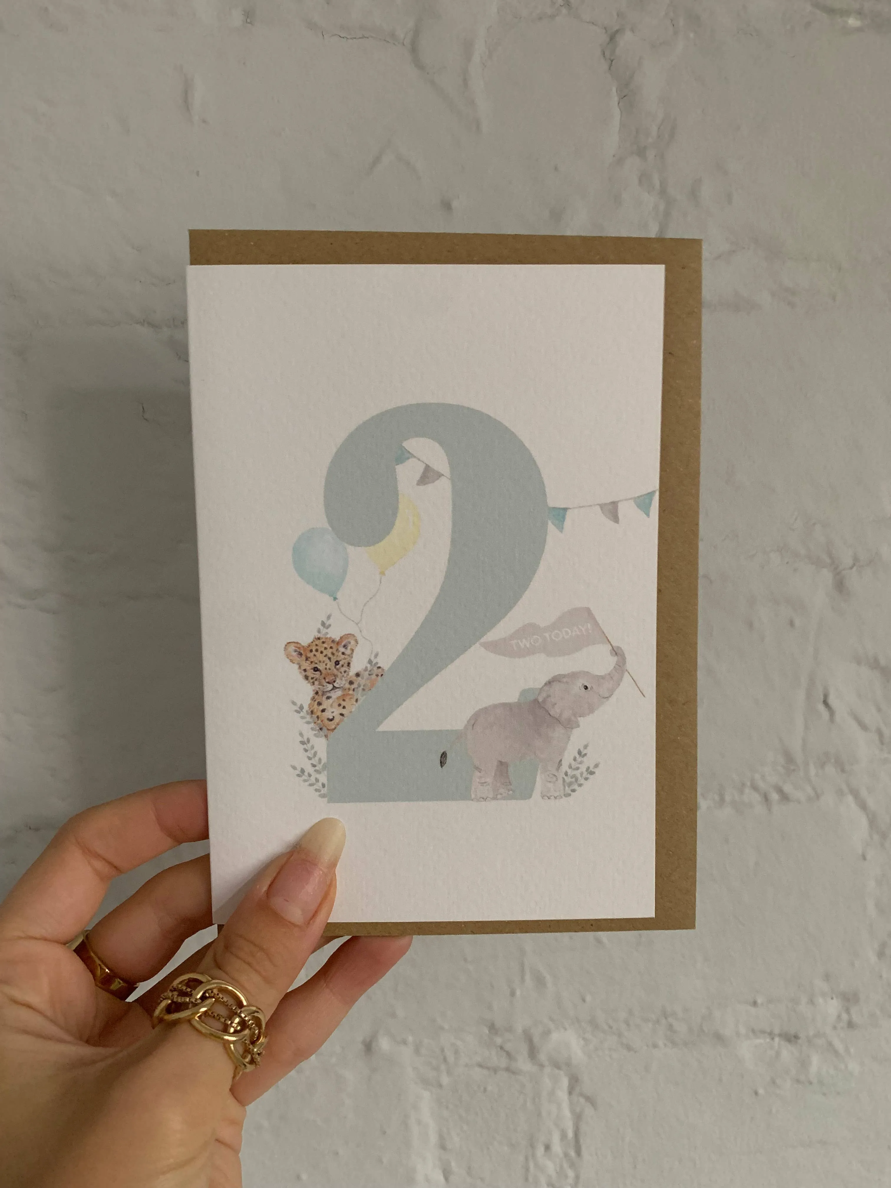 2nd Birthday Card - Little Roglets