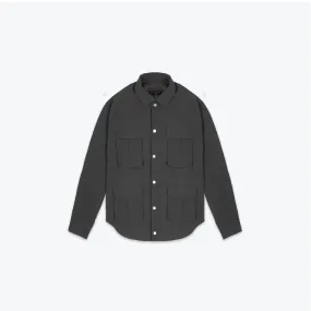 4 POCKET NYLON OVERSHIRT - CHARCOAL