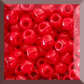 6/0 TR-45A Cherry Red Opaque 10g/30g Round Toho Seed Beads - Beading Supply