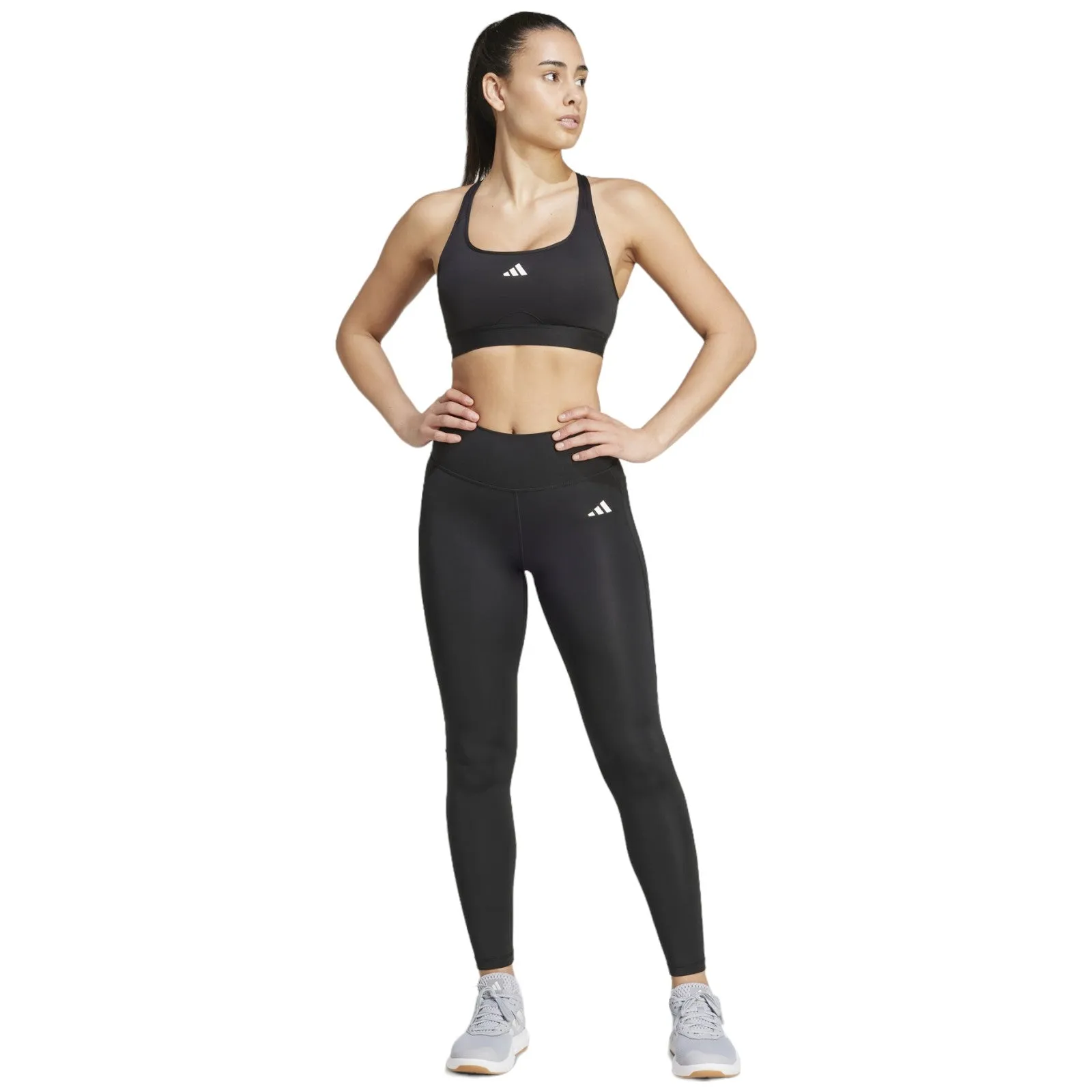 adidas Optime Essentials 1/1 Womens Full Length Leggings