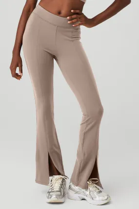 Airbrush High-Waist 7/8 Flutter Legging - Taupe