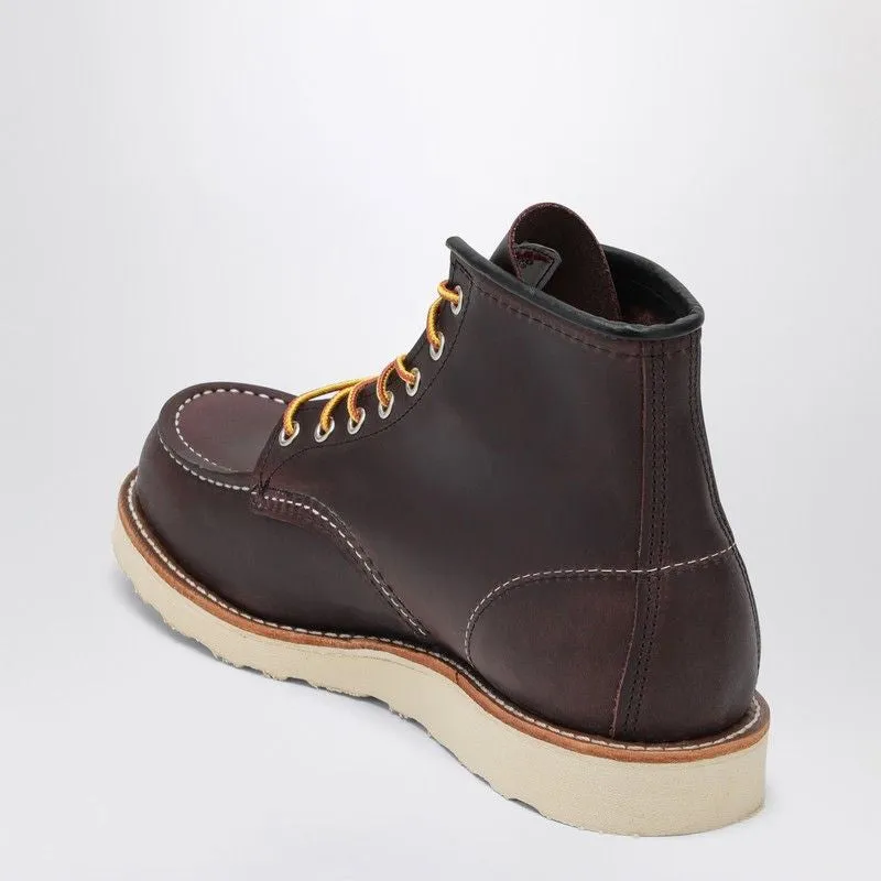 BLACK CHERRY EXCALIBUR CLASSIC MOC LEATHER BOOTS