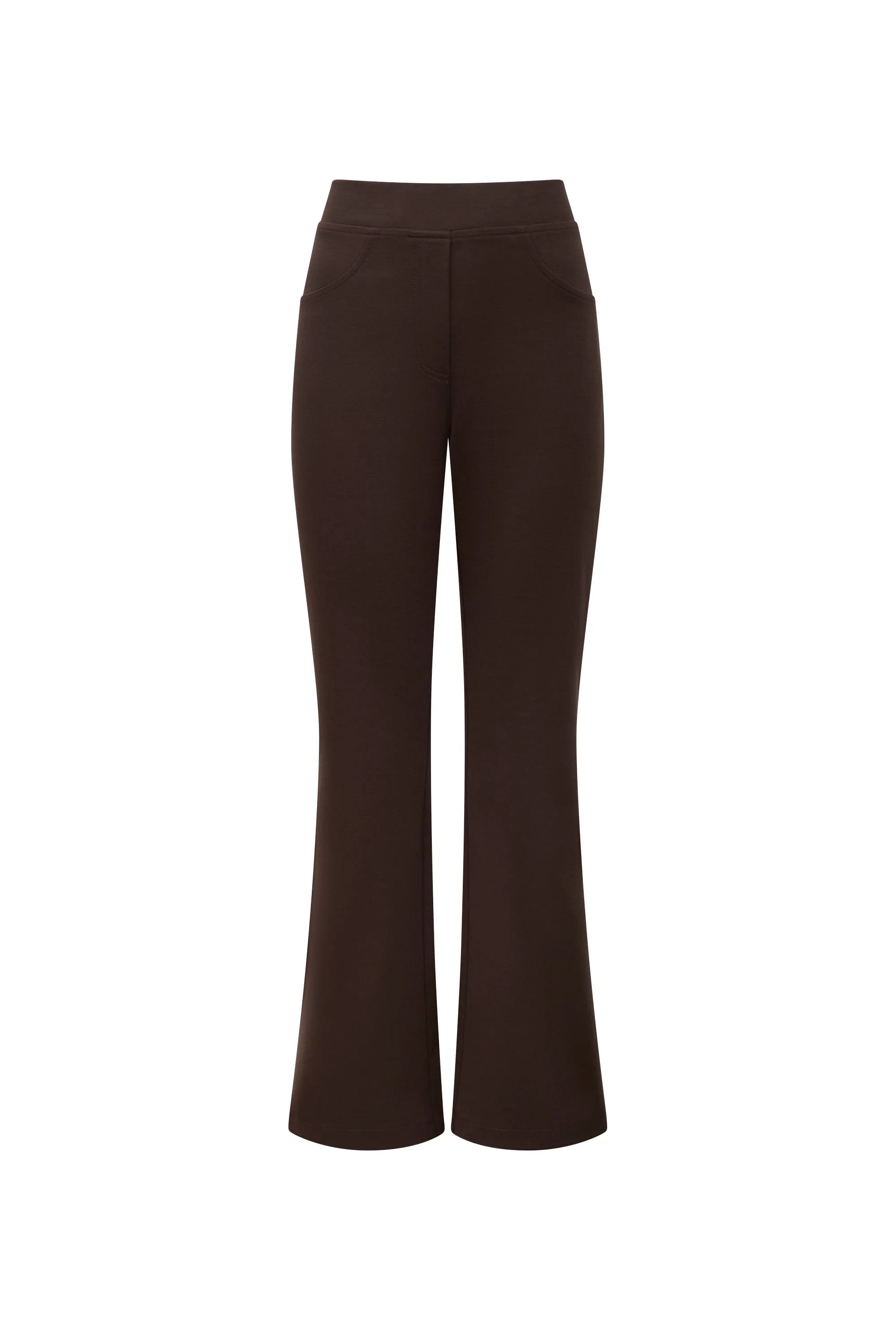 Boot Leg Brown Trousers