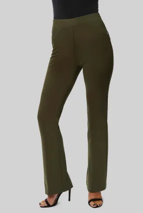 Boot Leg Trousers Green