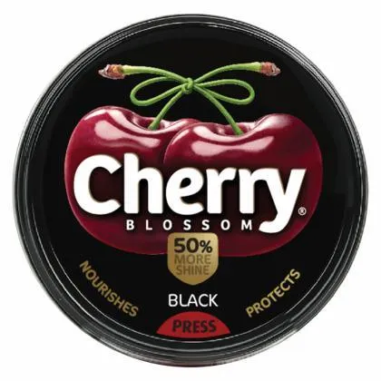 Cherry Blossom Black Shoe Polish 15 g