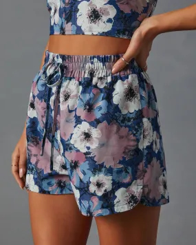 Ciara Floral Print High Waisted Short