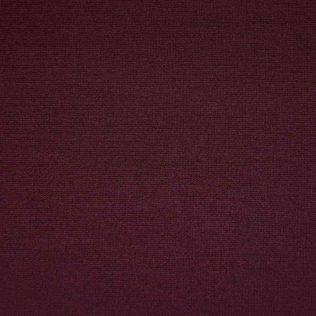 Classic Ponte Knit Solid Deep Wine