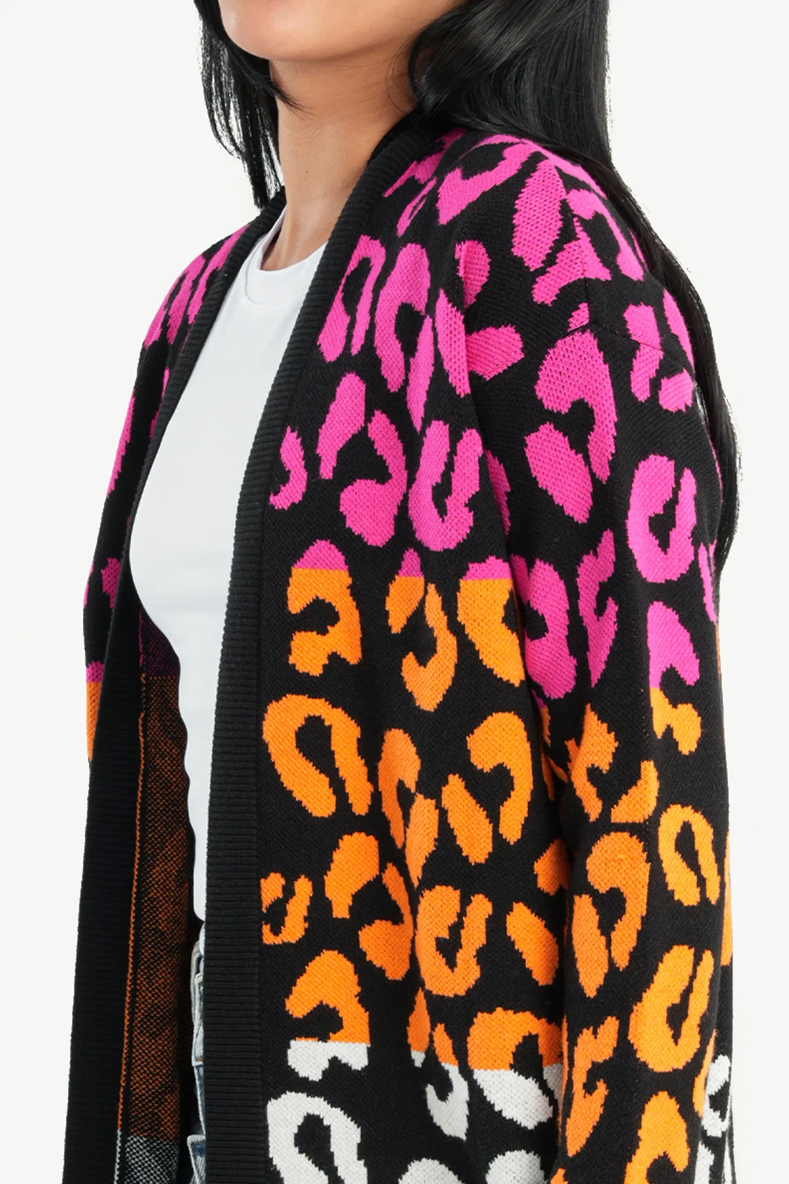 Colorful Patterned Cardigan