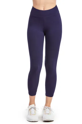 COTTONBELL LADIES COTTON CAPRI LEGGINGS (WP4001C_NAVY)