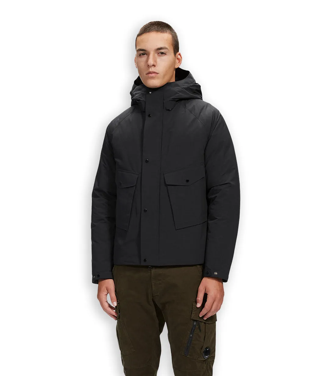 CP Company Micro-M Goggle Down Jacket Black Man