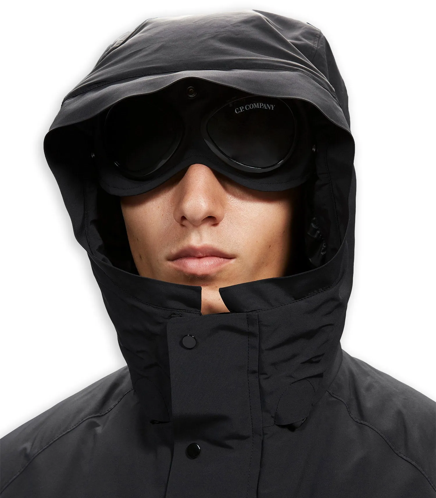 CP Company Micro-M Goggle Down Jacket Black Man