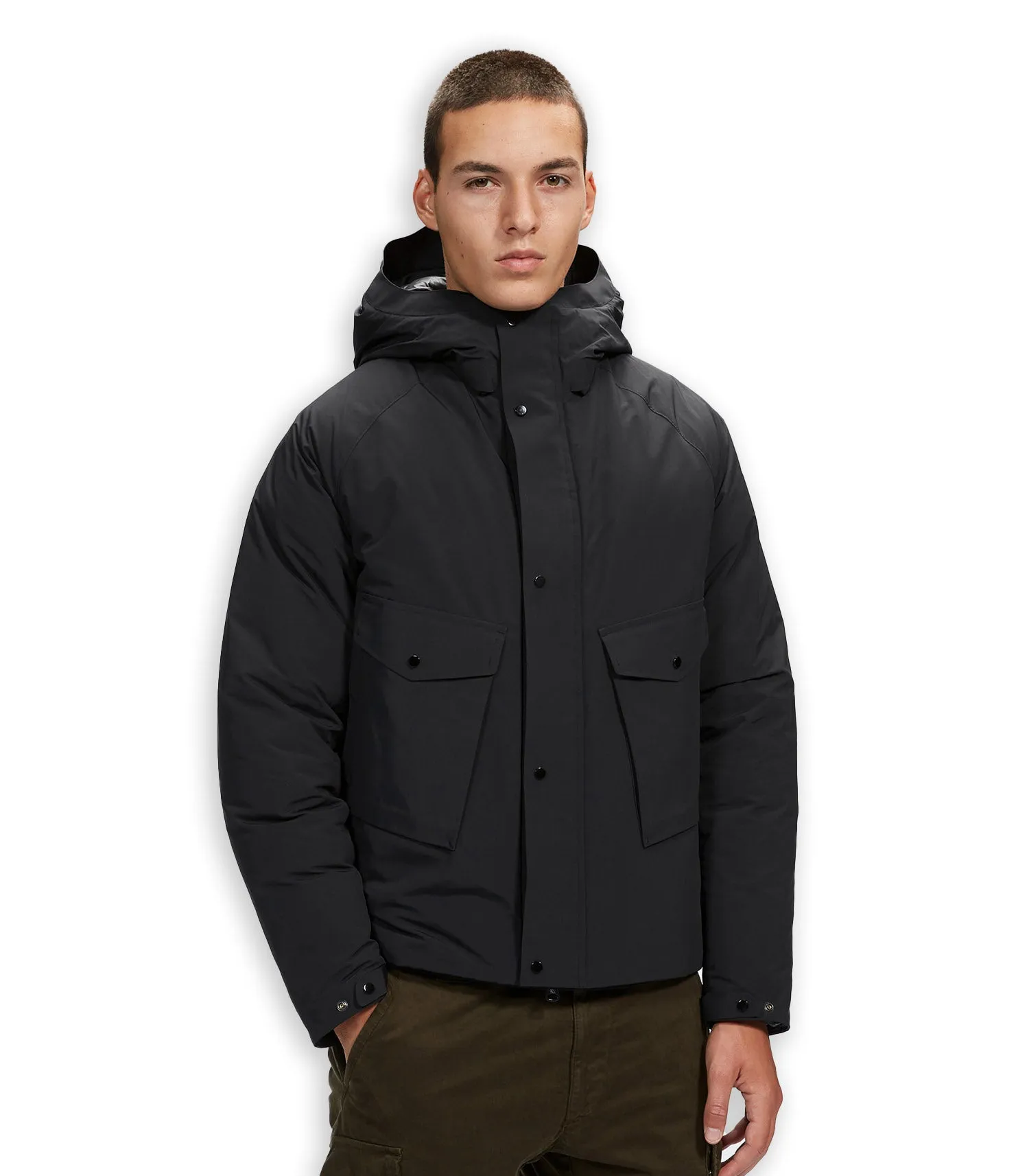 CP Company Micro-M Goggle Down Jacket Black Man