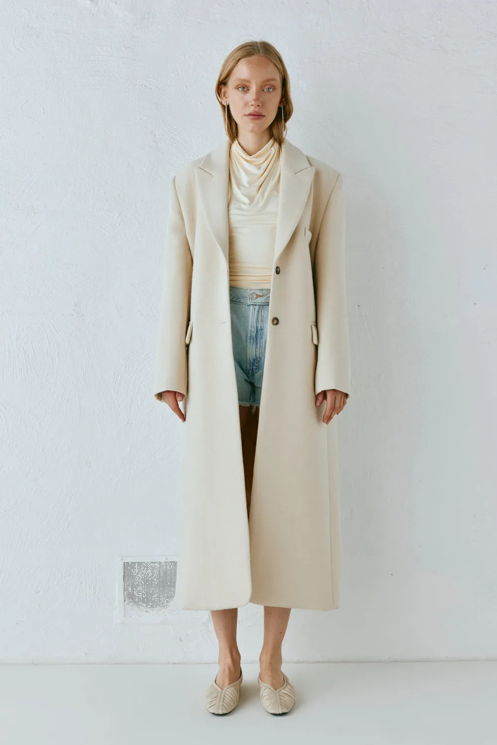 Dua Trench Coat Cream