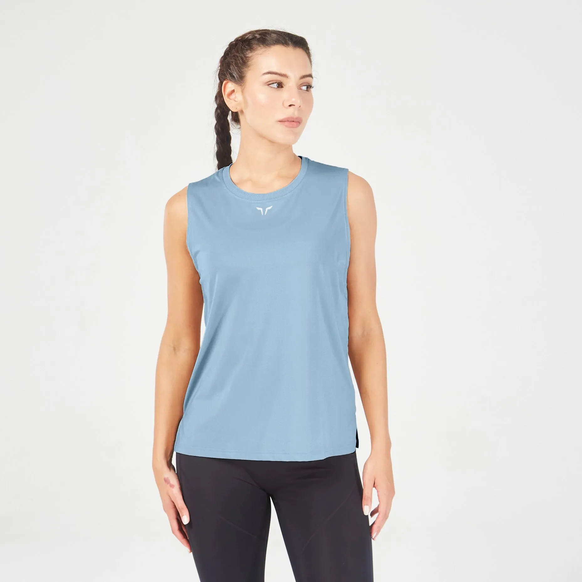 Essential Crew Tank - Coronet Blue