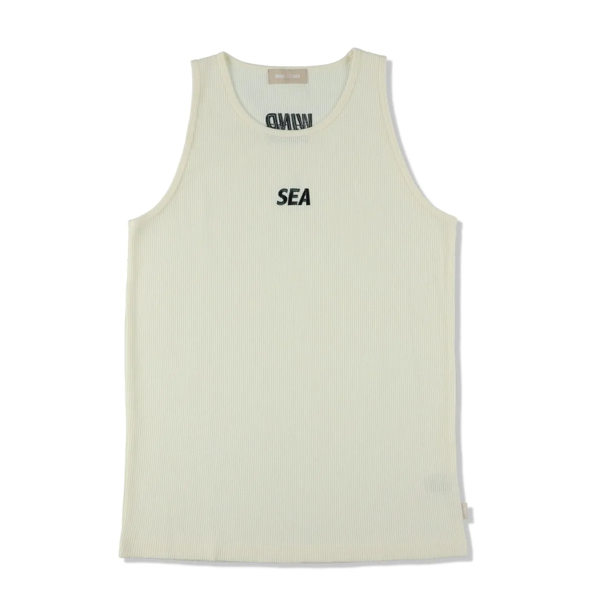 ES_WAFFLE TANK TOP / OFF_WHITE