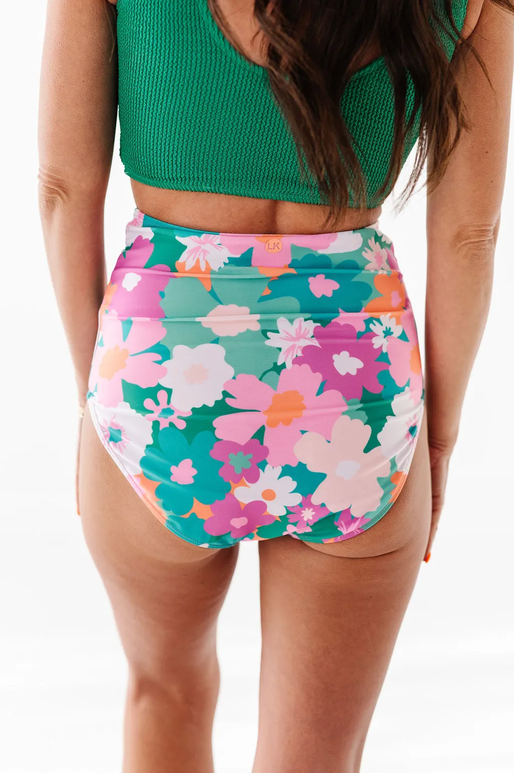 High Waisted Bottoms in Oasis Floral