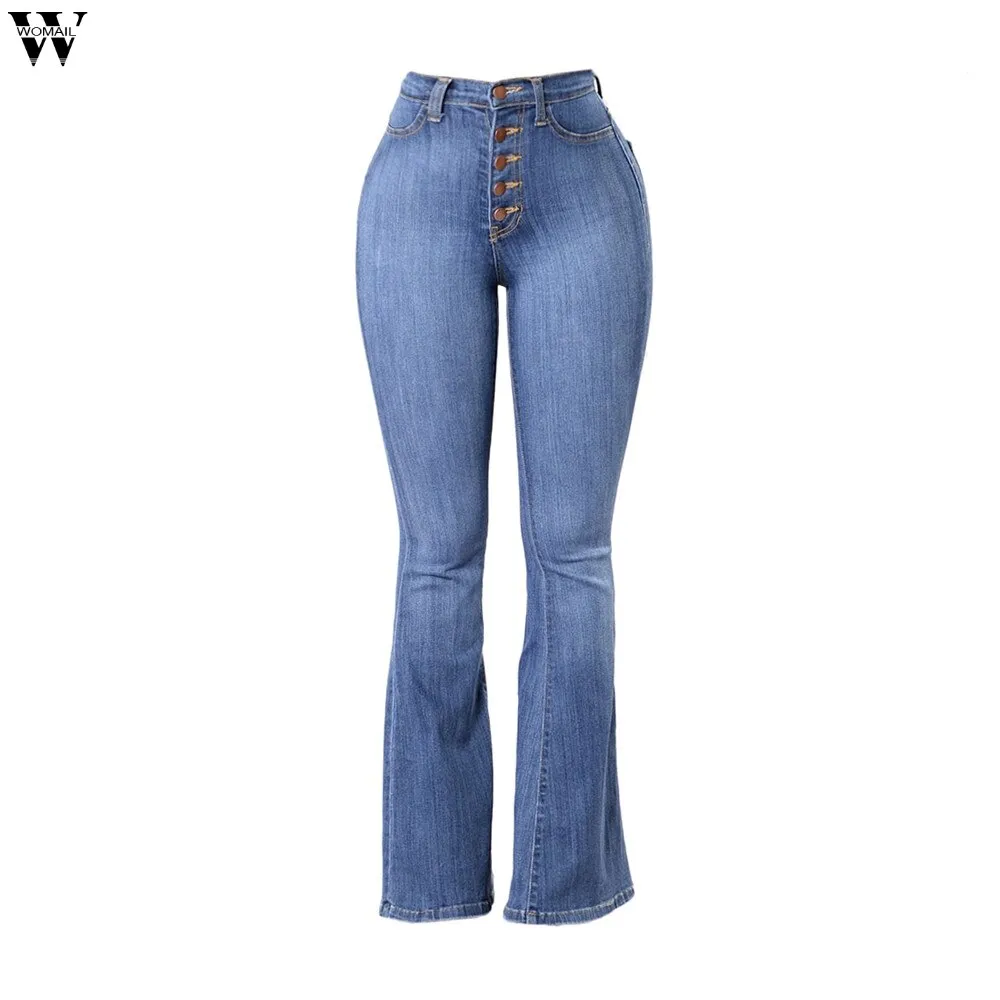 High Waisted Skinny Denim Jeans Pants