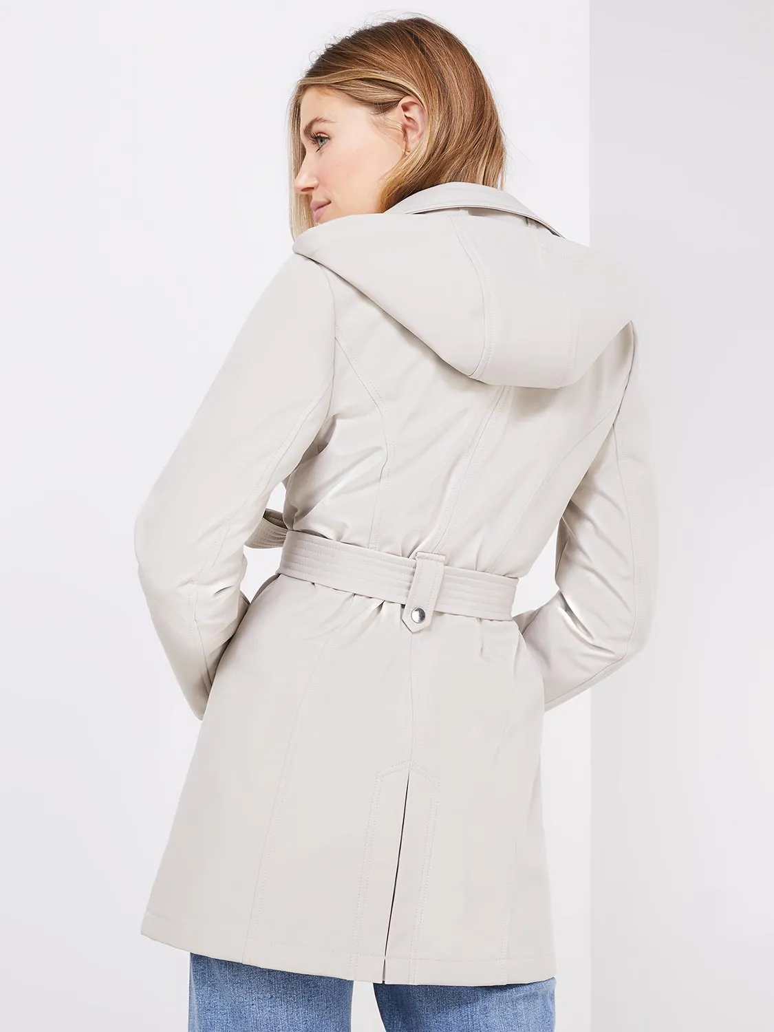 Hooded Trench Coat