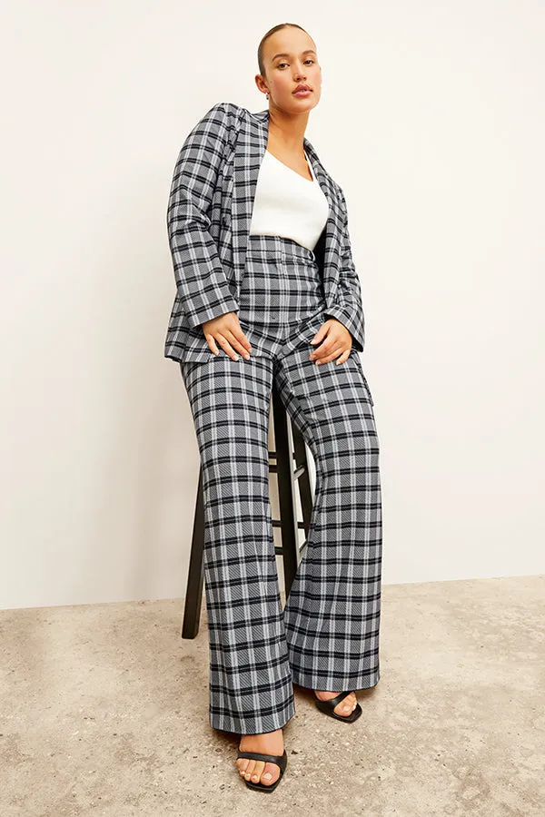 Horton Pant - Knit Suiting :: Checkmate