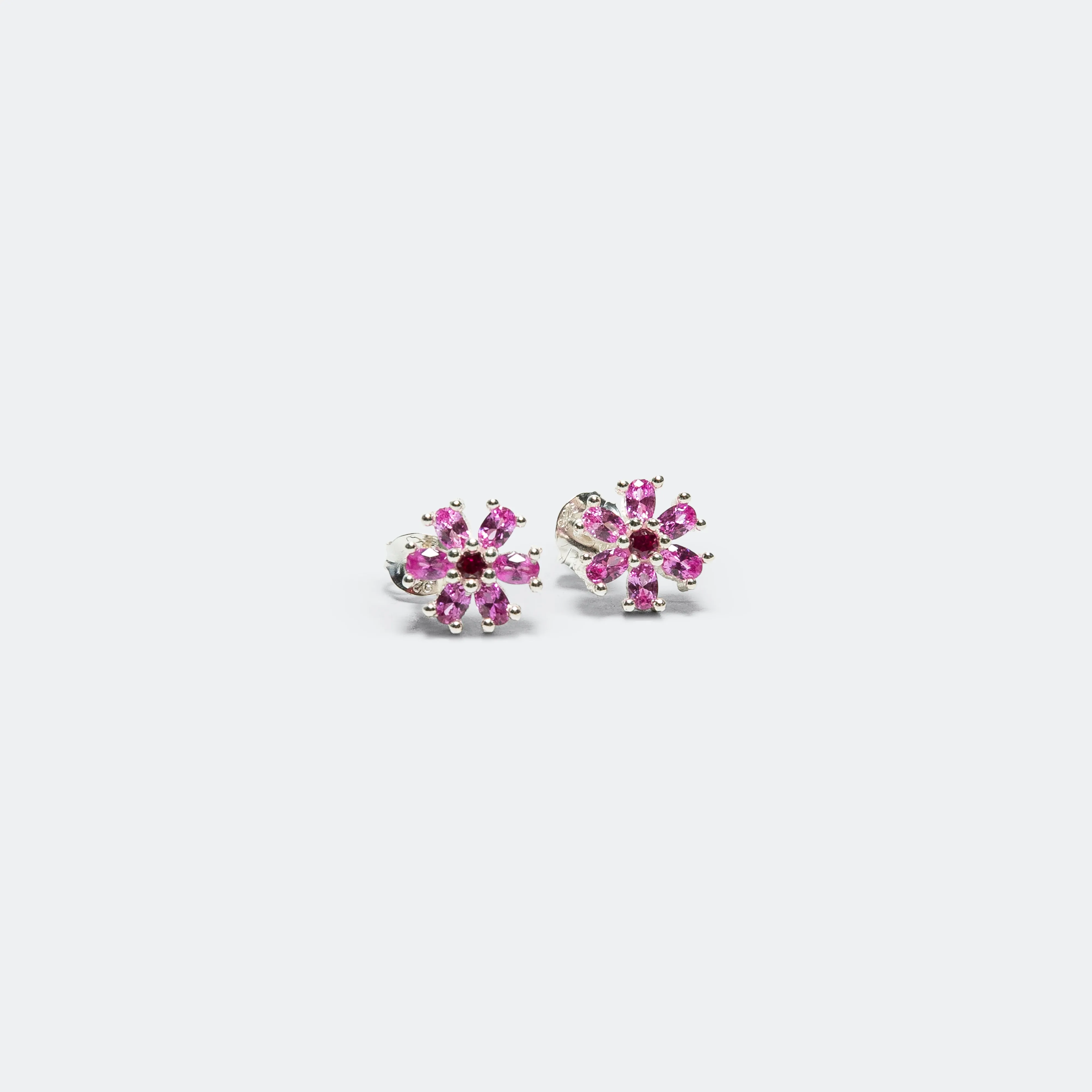 Mini Blossom Studs - 925 Silver