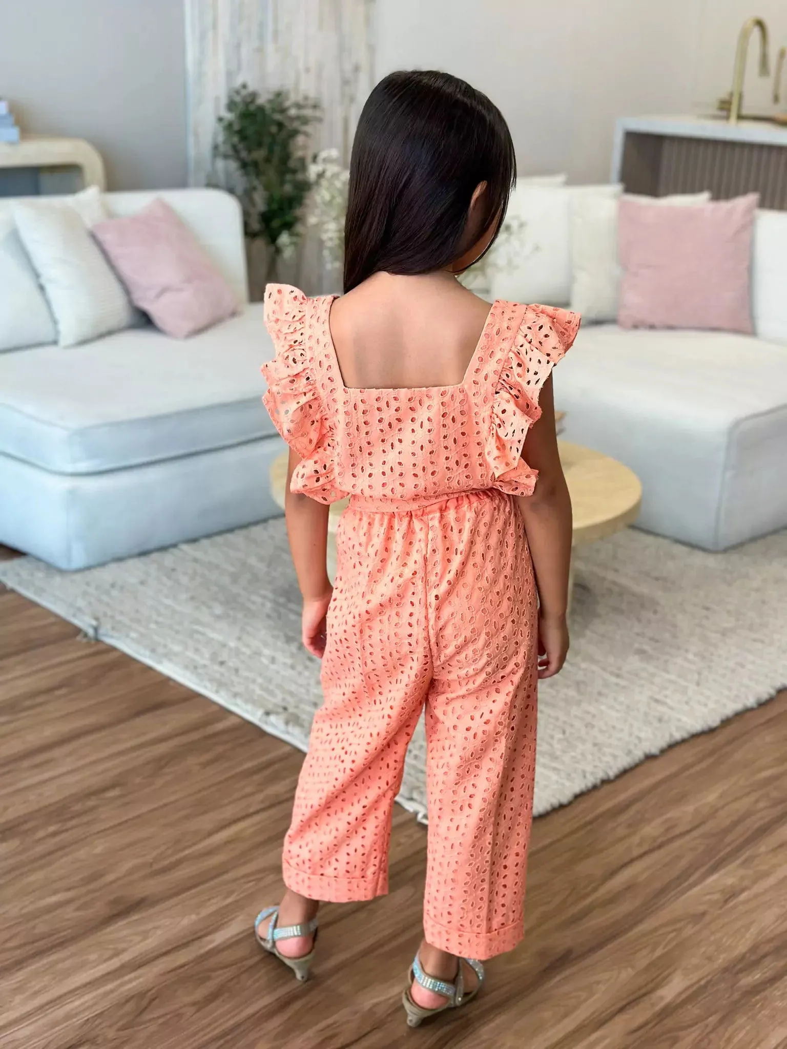 Mini Peach Ink Co Ord Set