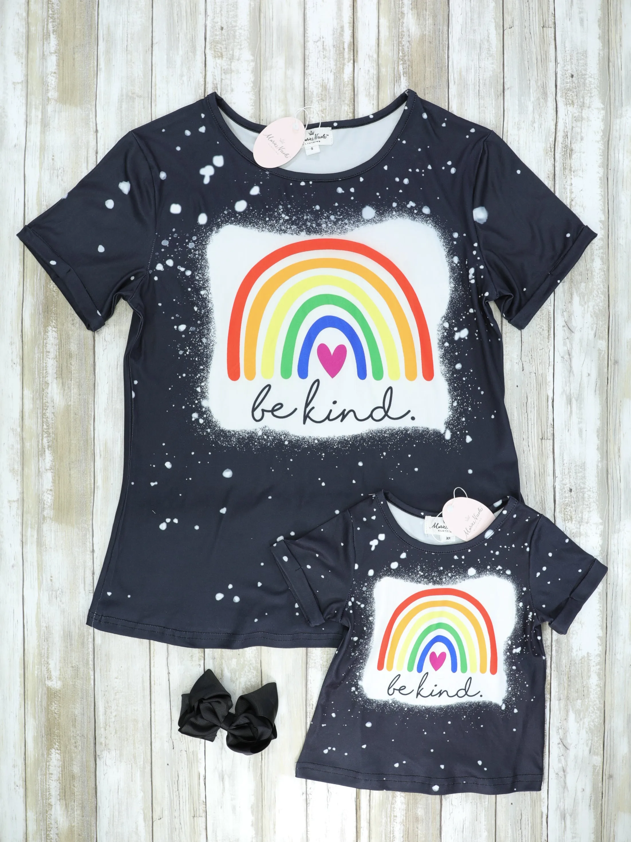 Mom & Me Distressed Be Kind Shirt