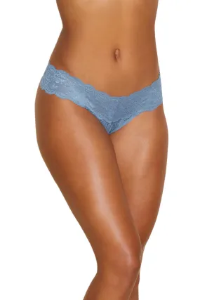 Never Say Never Cutie Low Rise Thong, Blue Diamond (NEVER03ZL)