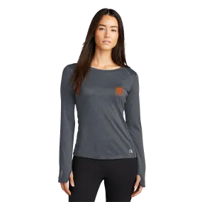 OGIO Endurance Ladies Long Sleeve Pulse Crew