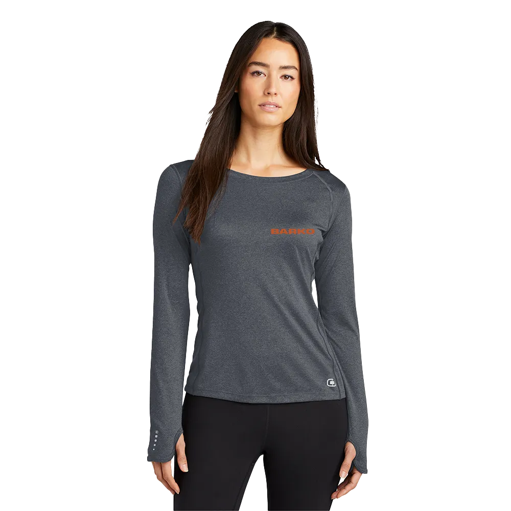 OGIO Endurance Ladies Long Sleeve Pulse Crew