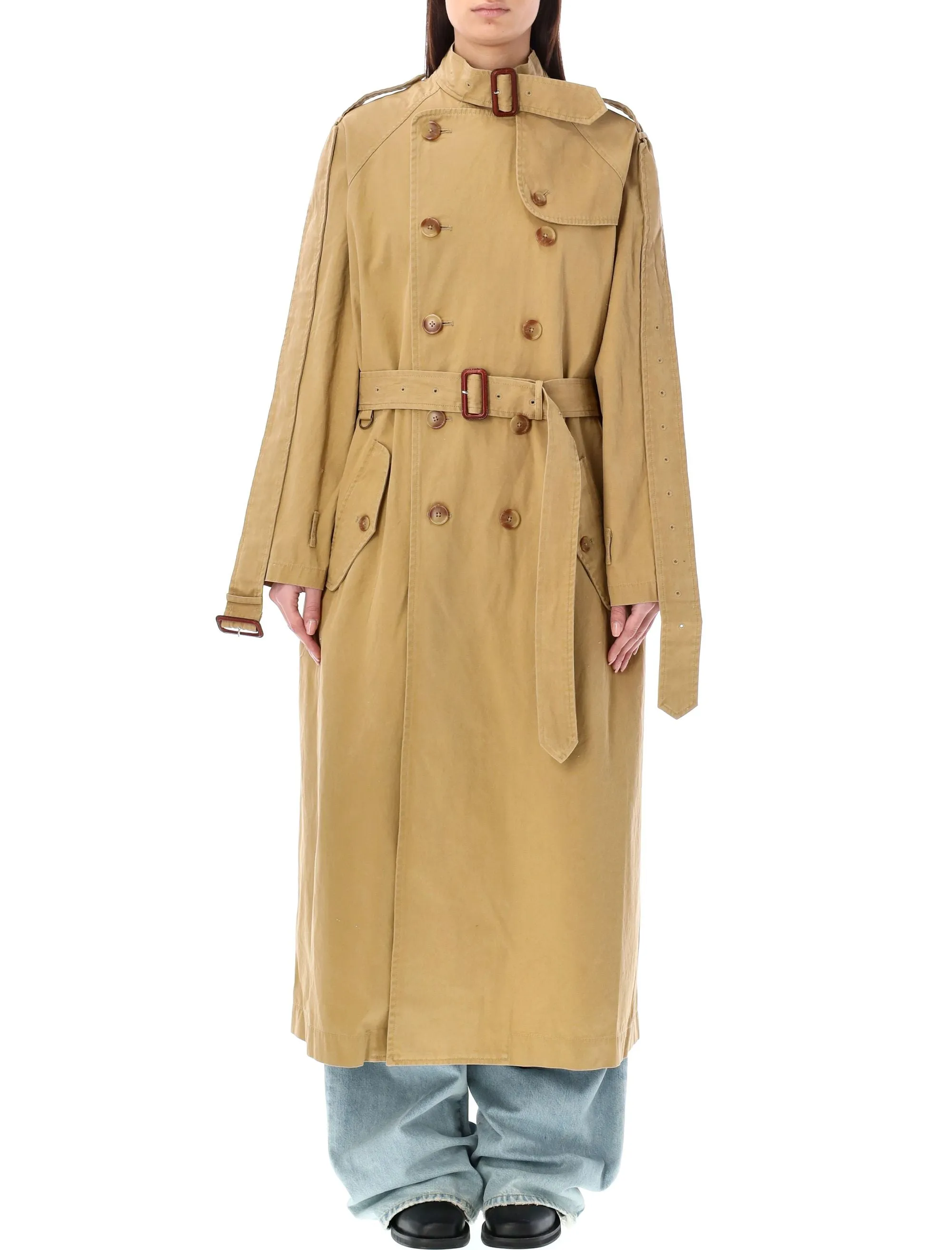 OVERSIZED DECONSTRUCTED TRENCH COAT