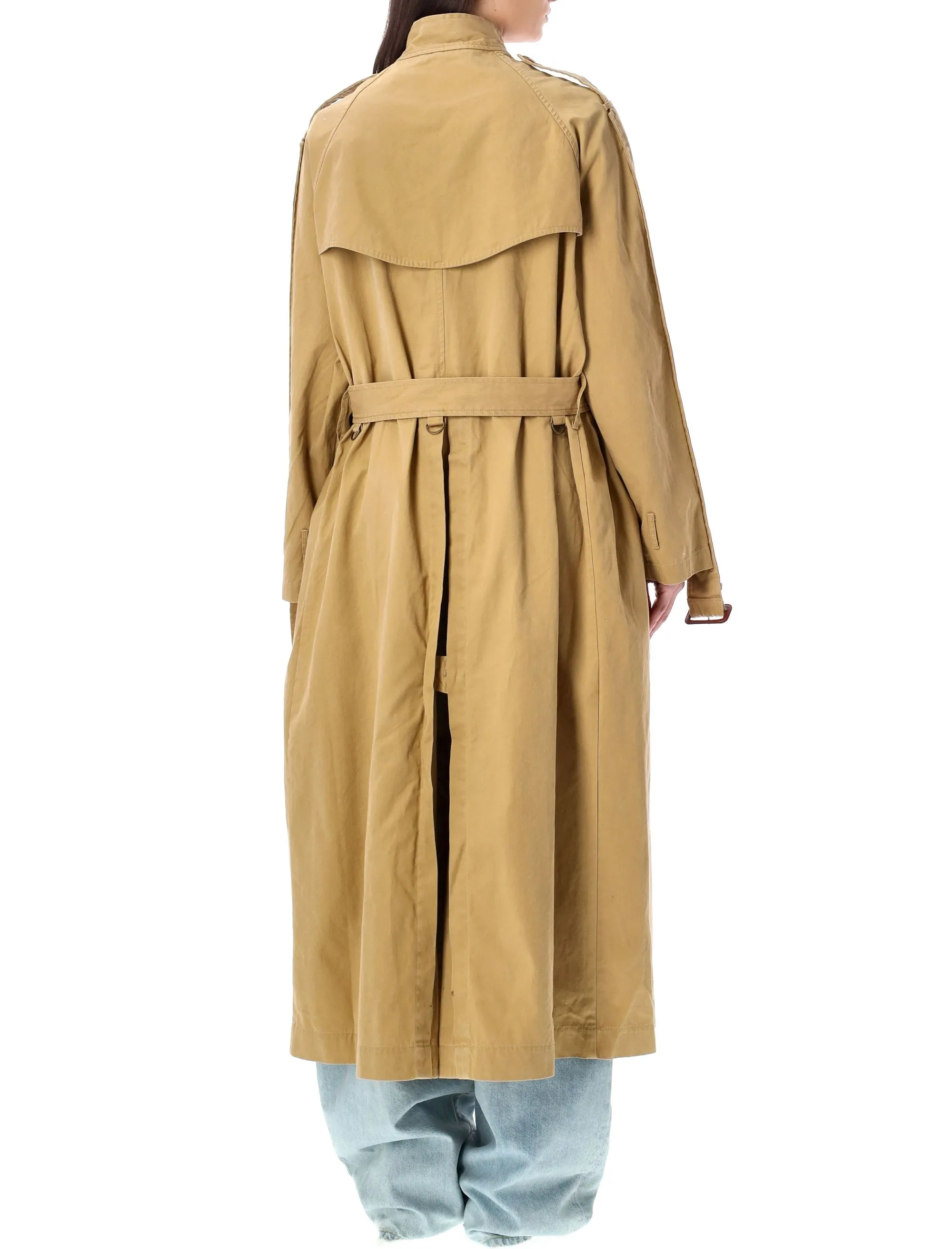 OVERSIZED DECONSTRUCTED TRENCH COAT