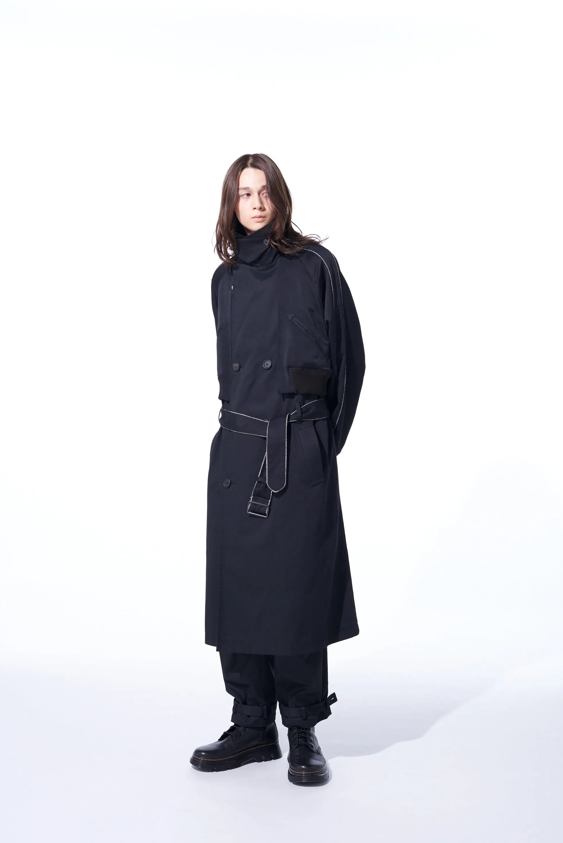 PE/COTTON TWILL SUKAJAN TRENCH COAT