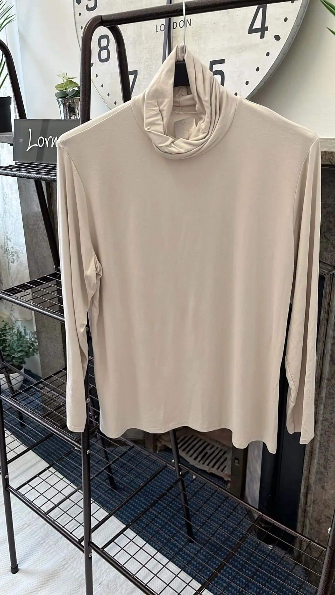 Polo Neck Second Skin Layering Top