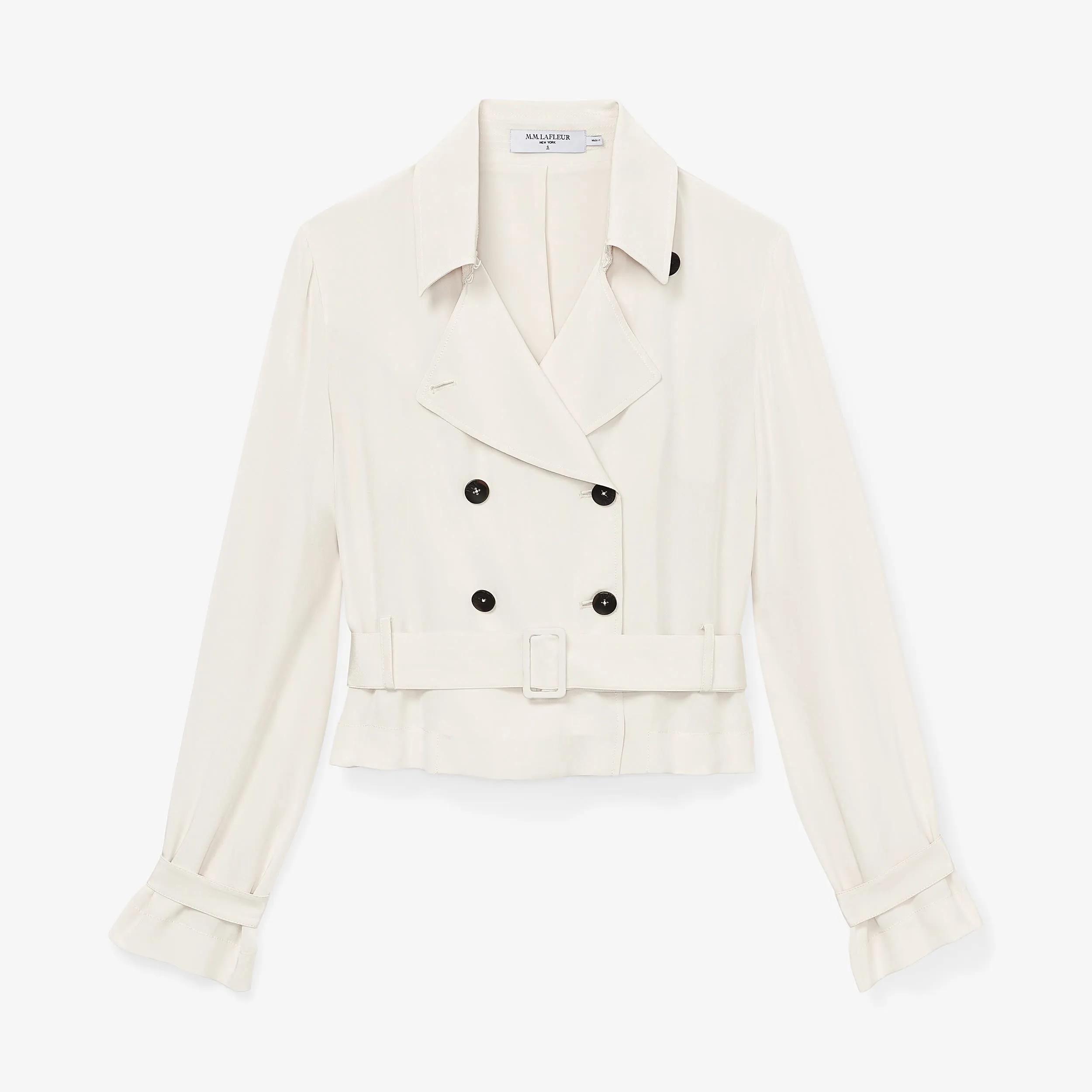 Scotte Jacket - Silk :: Pearl