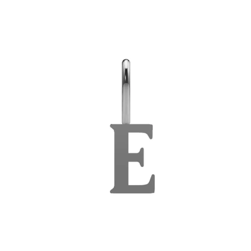 Serif Initial Pendant