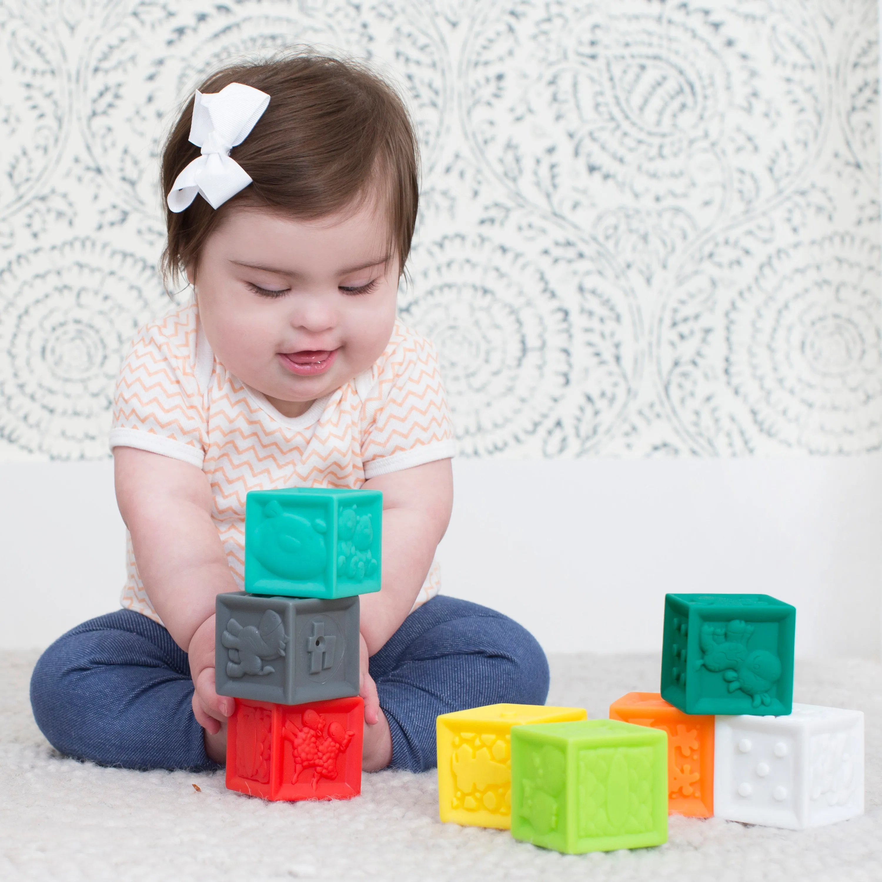 Squeeze & Stack Block Set™ - 8 piece set