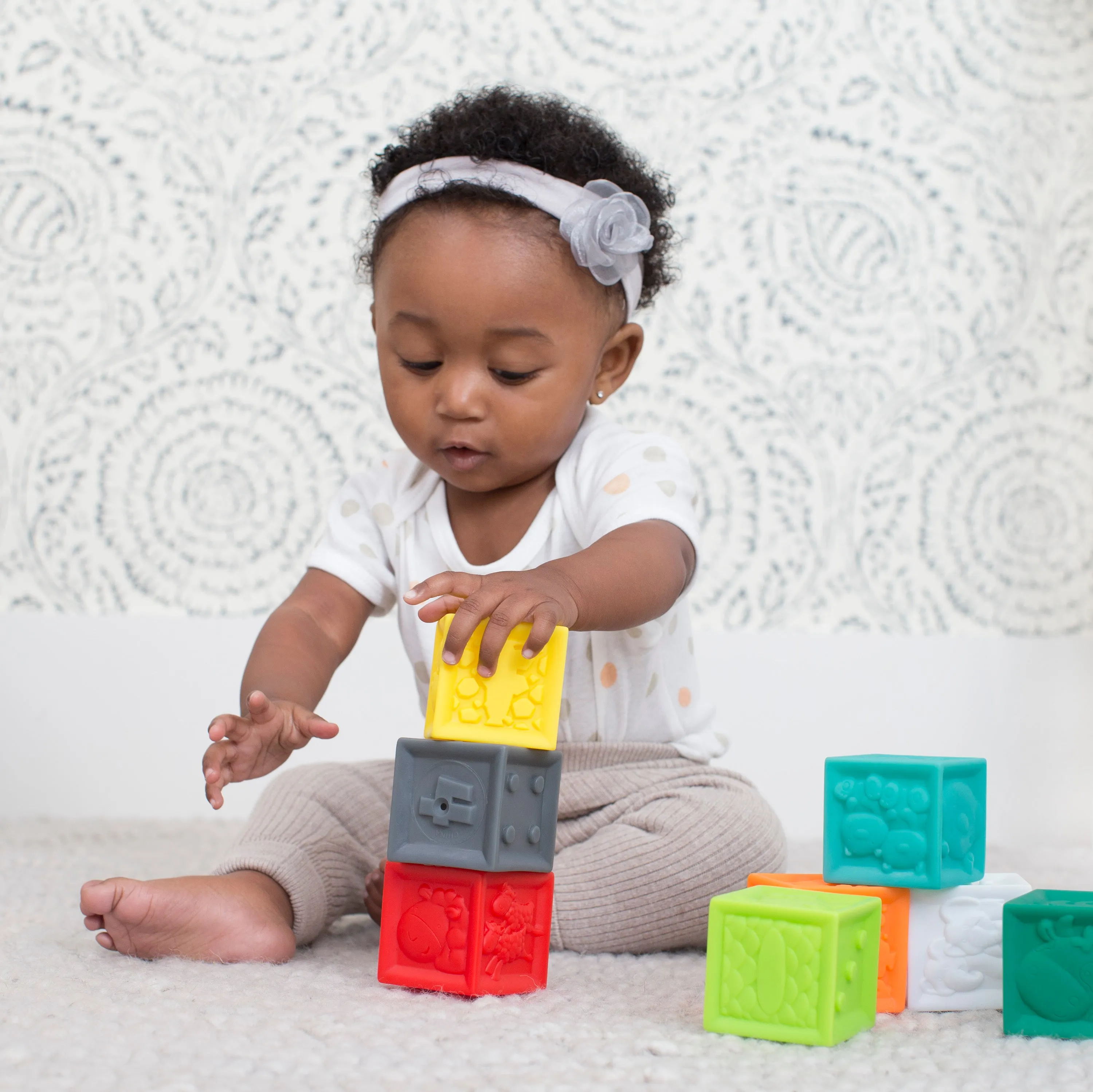 Squeeze & Stack Block Set™ - 8 piece set