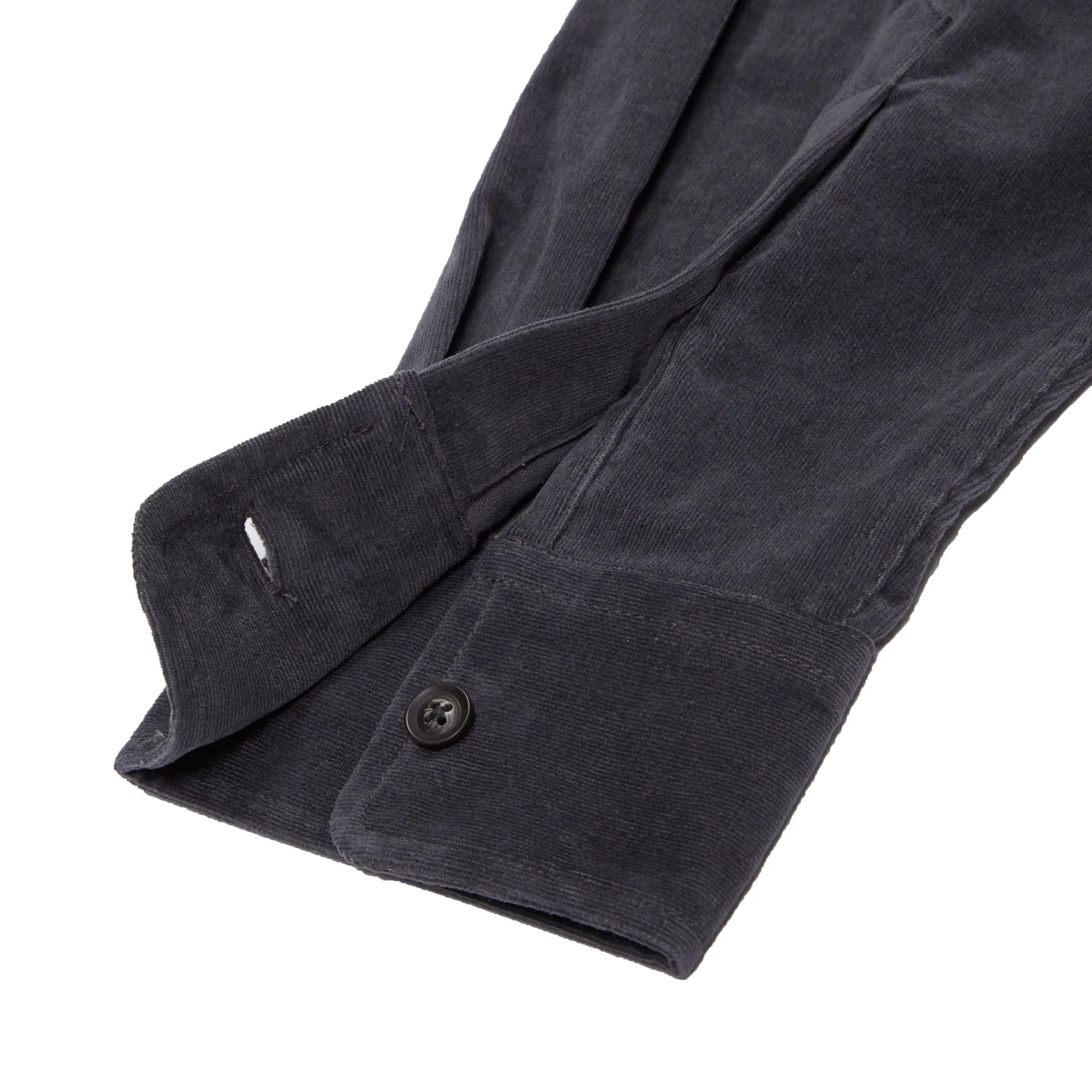 Sutherland Stretch Corduroy Shirt - Pewter