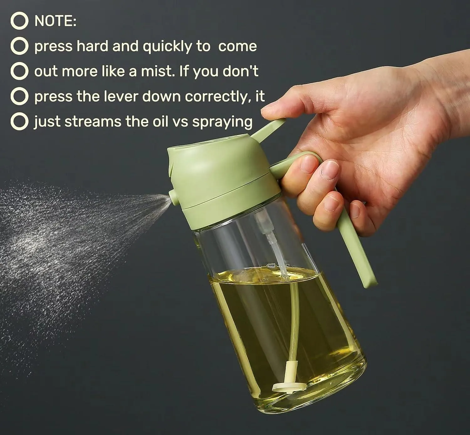 TechToys™ 500ml Portable Sprayer Oil Dispenser