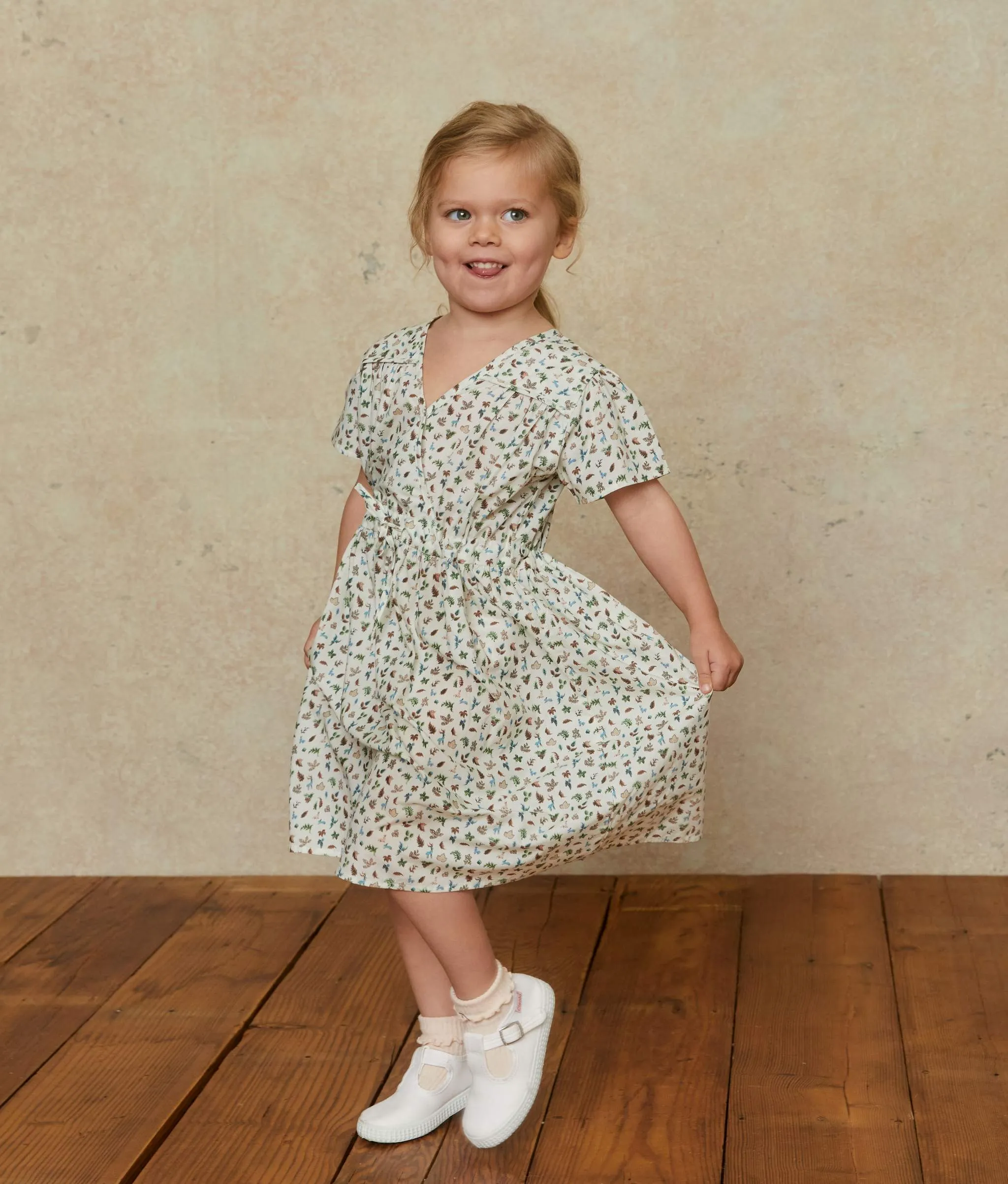 The Dawn Dress Kids | Fauna Cream