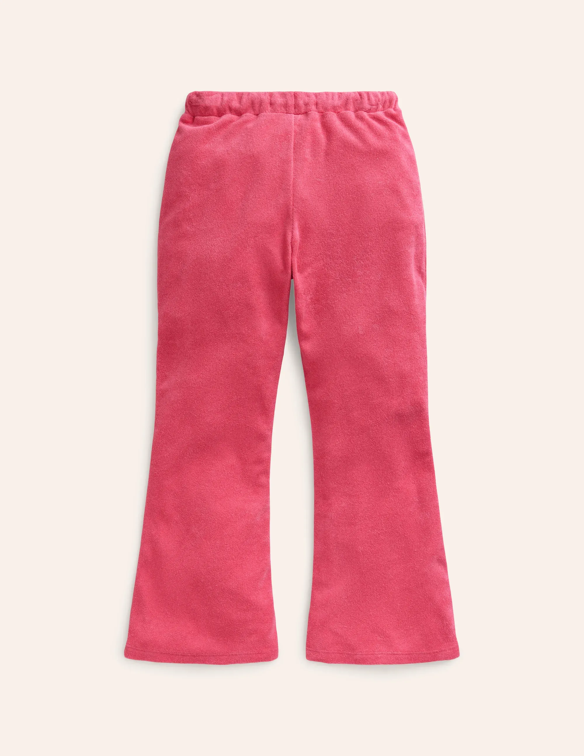 Towelling Flare Trousers