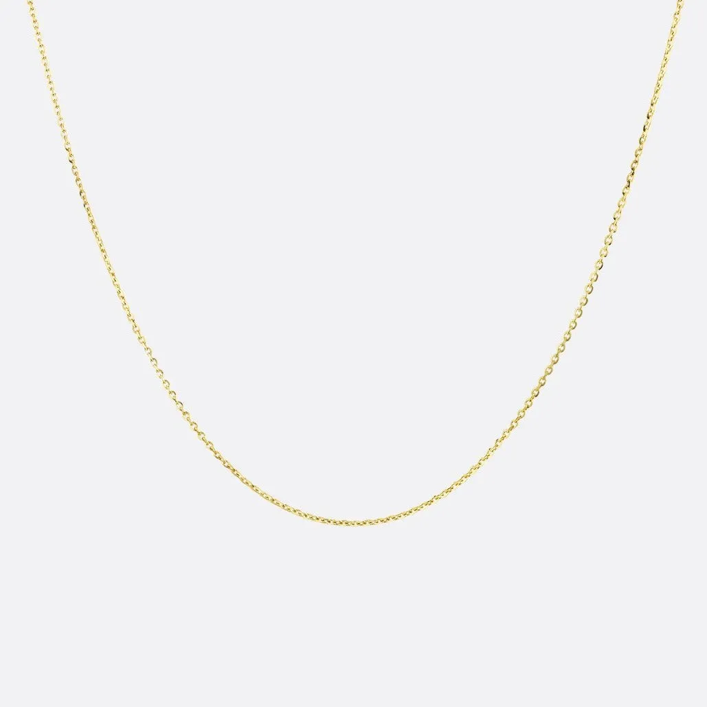 Twizzle Chain Necklace in Gold