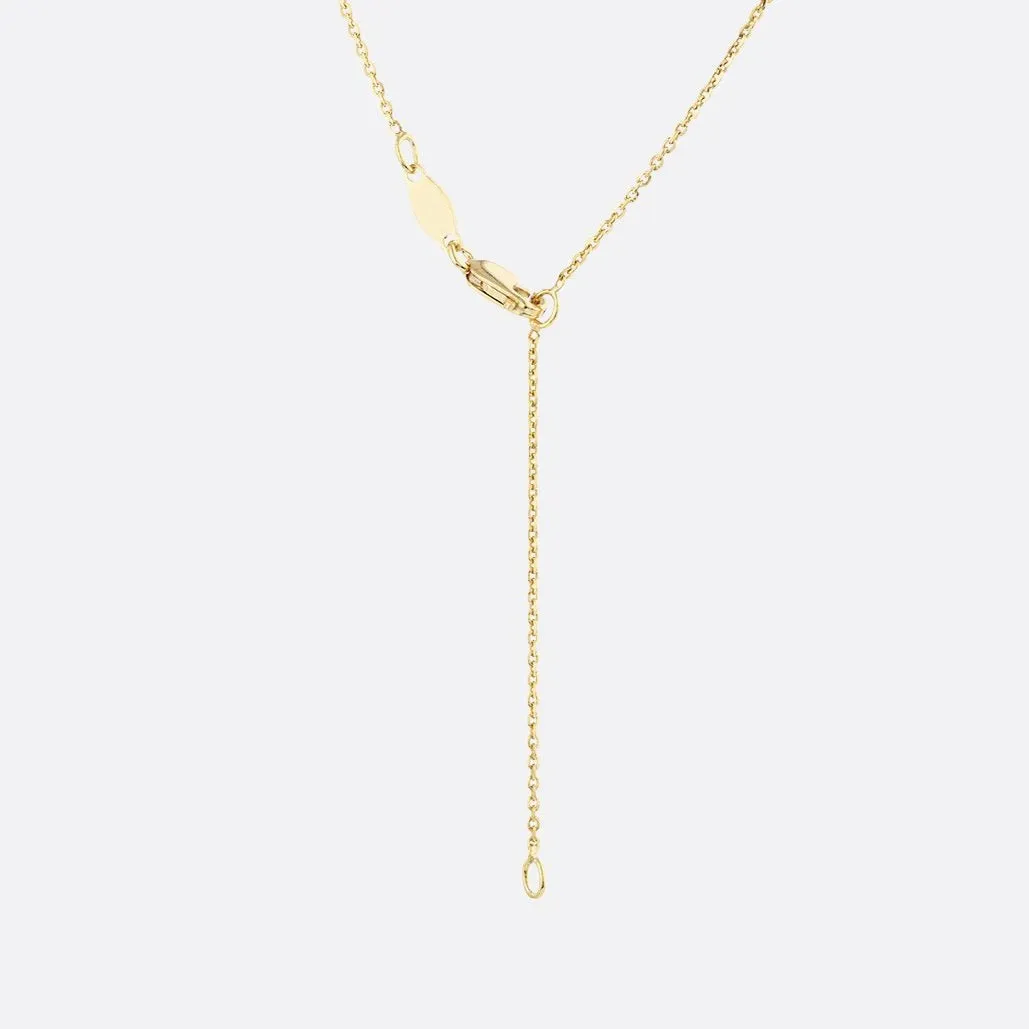 Twizzle Chain Necklace in Gold