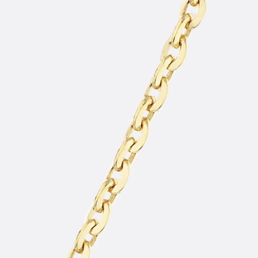 Twizzle Chain Necklace in Gold