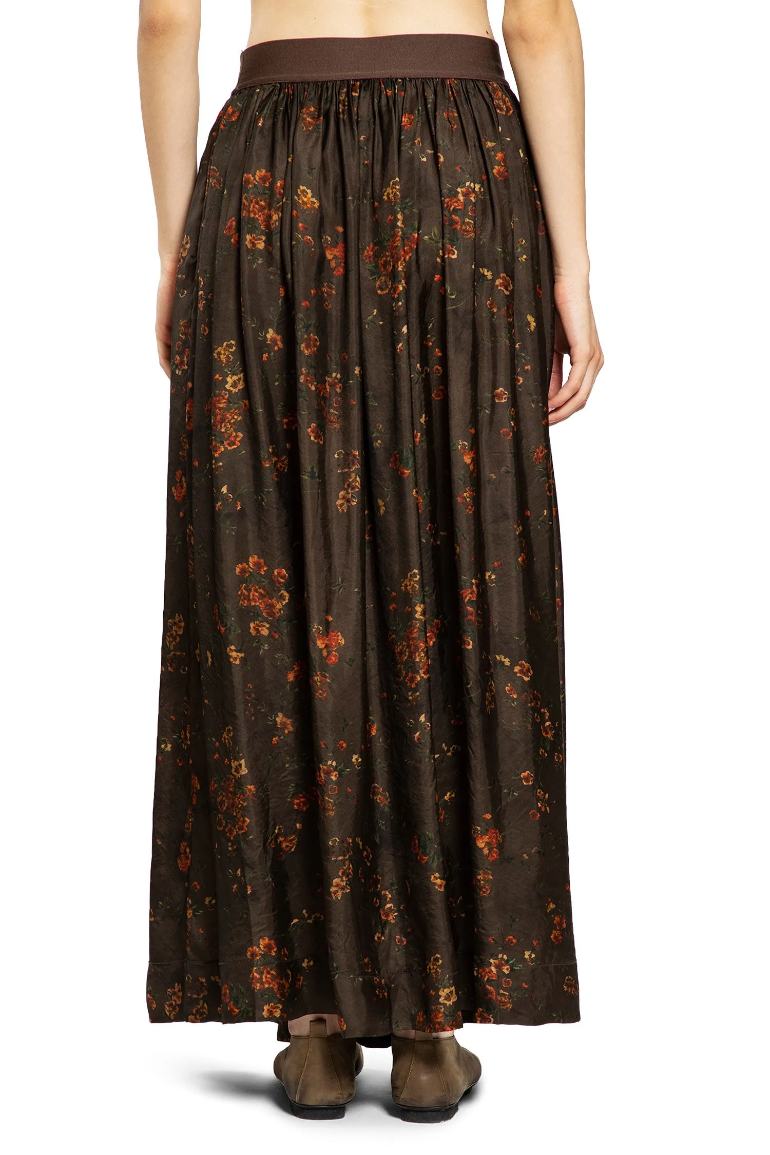 UMA WANG WOMAN BROWN SKIRTS